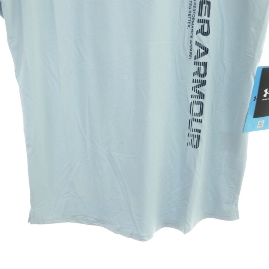 UNDER ARMOUR(アンダーアーマー)のアンダーアーマー トレーニングTシャツ カットソー 半袖 LG 水色 紺 メンズのトップス(Tシャツ/カットソー(半袖/袖なし))の商品写真