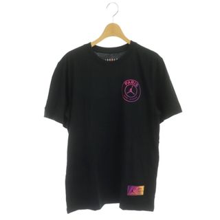 ナイキ(NIKE)のナイキ NIKE Tシャツ カットソー 半袖 ロゴ コットン L 黒 ピンク 紫(Tシャツ/カットソー(半袖/袖なし))