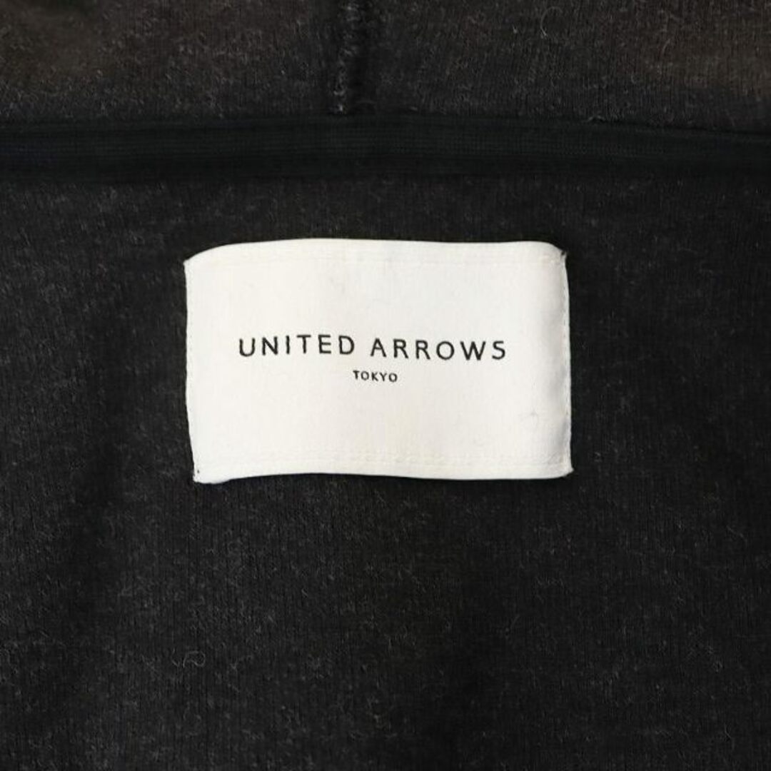 UNITED ARROWS(ユナイテッドアローズ)のユナイテッドアローズ UWBT W/C/N フード ショールコート ロング 黒 レディースのジャケット/アウター(その他)の商品写真