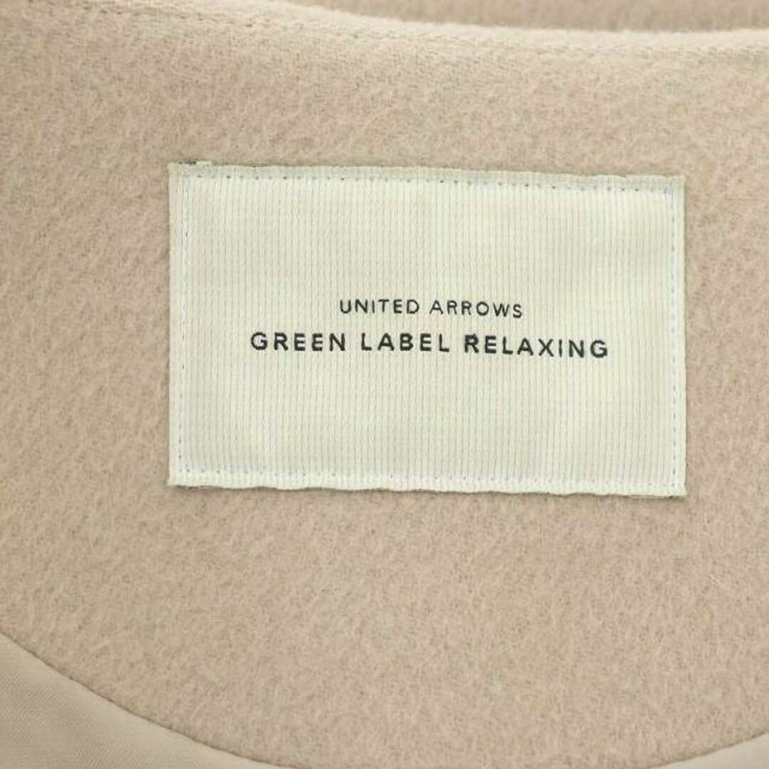 UNITED ARROWS green label relaxing(ユナイテッドアローズグリーンレーベルリラクシング)のグリーンレーベルリラクシング アローズ アンゴラビーバー ノーカラーコート レディースのジャケット/アウター(その他)の商品写真