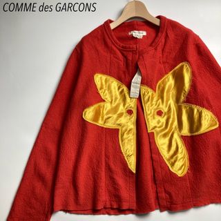 COMME des GARCONS - プレイコムデギャルソンカーディガン 白色白