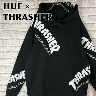 HUF - ＊HUF×ゴジラ モスラ 総柄 レーヨン アロハシャツ トップス Sの