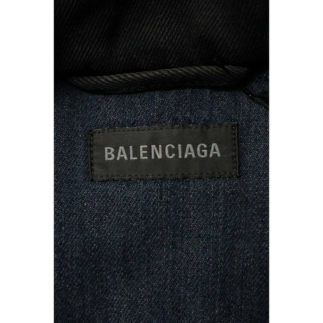 Balenciaga(バレンシアガ)のバレンシアガ  22AW  681689 オーバーサイズパデッドデニムジャケット メンズ 46 メンズのジャケット/アウター(Gジャン/デニムジャケット)の商品写真