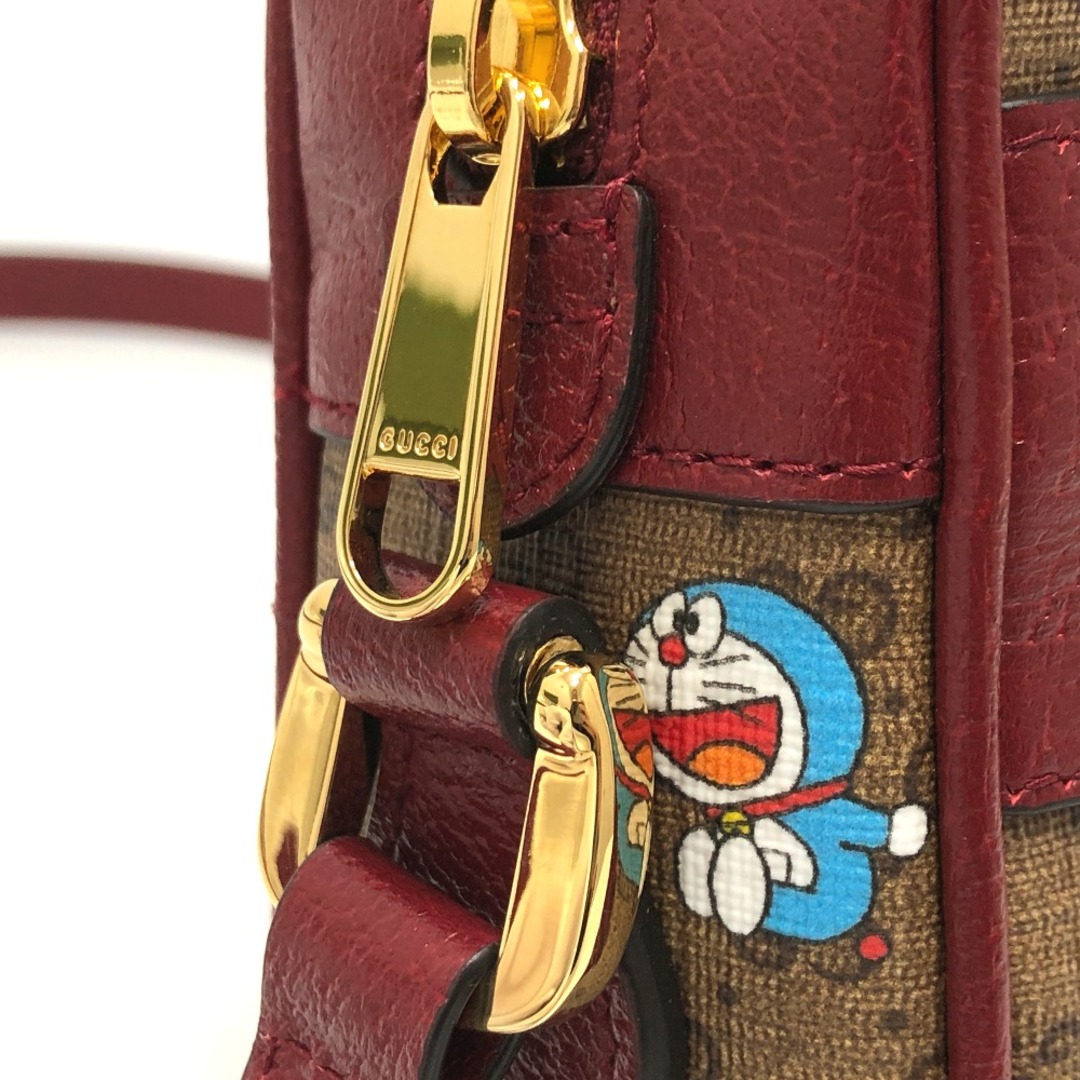 Gucci(グッチ)のグッチ GUCCI ドラえもん x GUCCI 647784 GGスプリーム カバン ショルダーバッグ GGスプリームキャンバス ブラウン 未使用 レディースのバッグ(リュック/バックパック)の商品写真