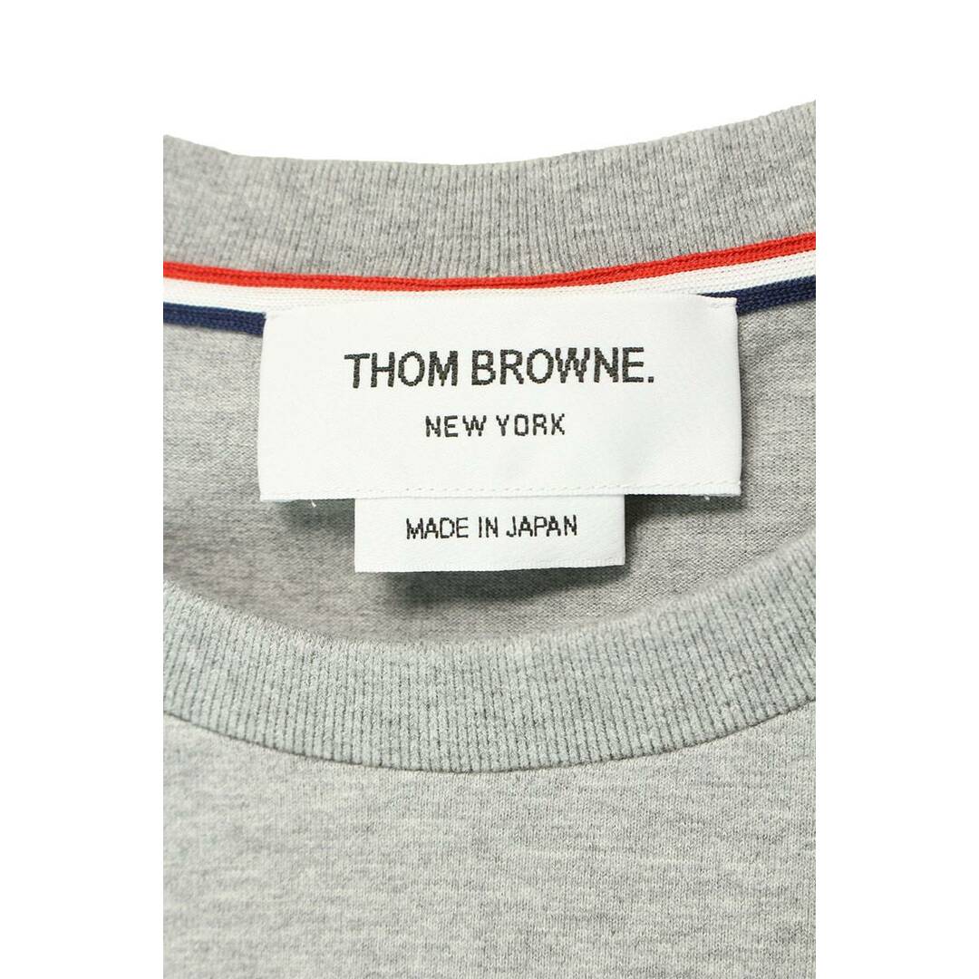 THOM BROWNE(トムブラウン)のトムブラウン  MJS117A-06769055 コットンジャージ長袖カットソー メンズ 0 メンズのトップス(Tシャツ/カットソー(七分/長袖))の商品写真