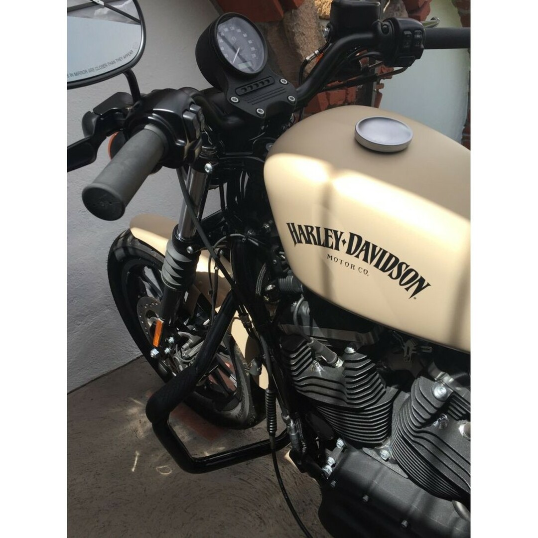 Harley Davidson(ハーレーダビッドソン)の【送料無料!!】Harley-Davidson タンクステッカー ブラック 自動車/バイクのバイク(ステッカー)の商品写真