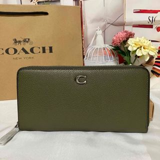 コーチ(COACH) 財布(レディース)（グリーン・カーキ/緑色系）の通販