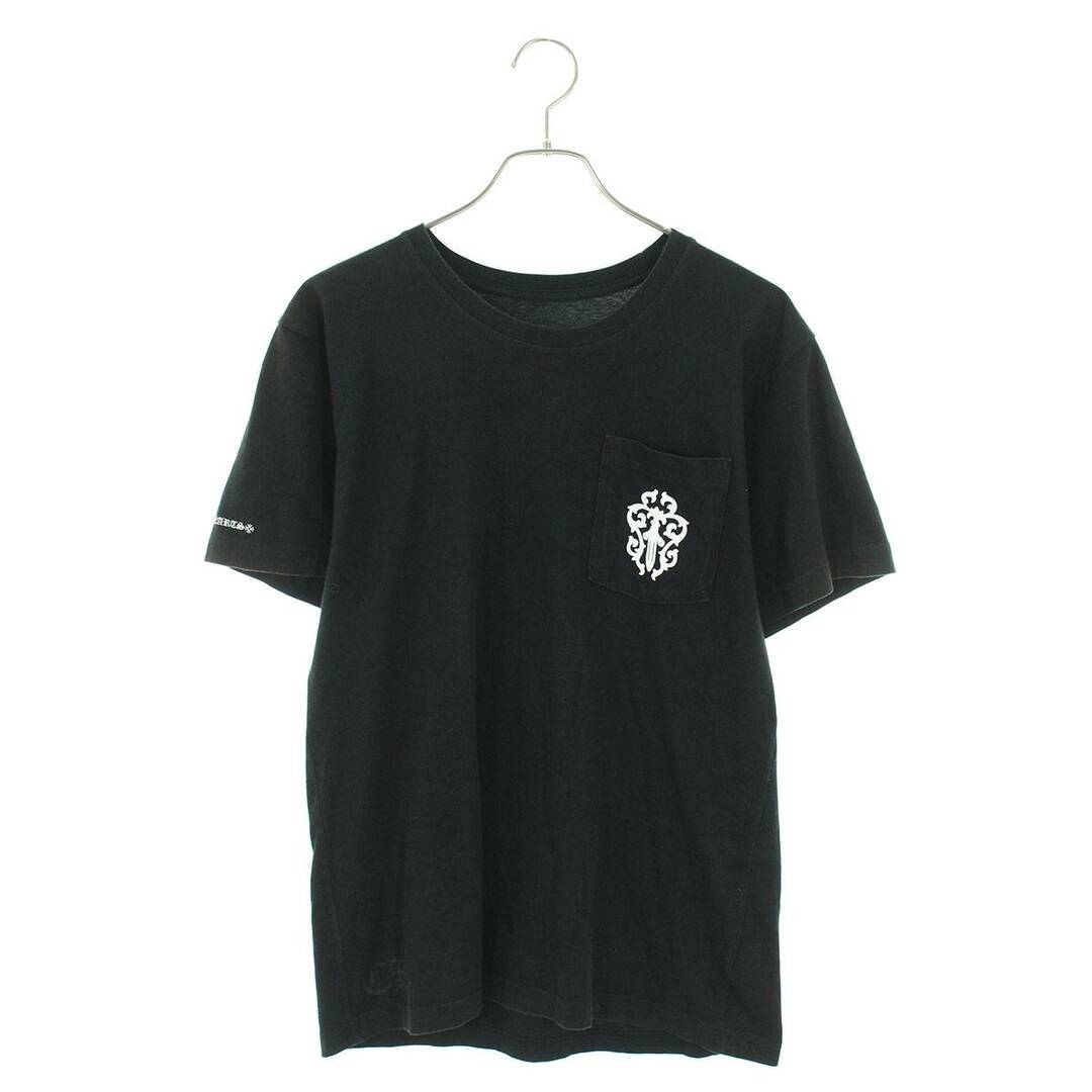 Tシャツ/カットソー(半袖/袖なし)クロムハーツ  CH T-SHRT/1 バックダガーロゴプリントTシャツ メンズ M