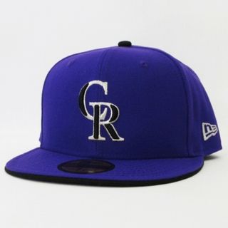 ニューエラー(NEW ERA)のニューエラ 59FIFTY MLB ロッキーズ キャップ パープル 7 3/8(キャップ)