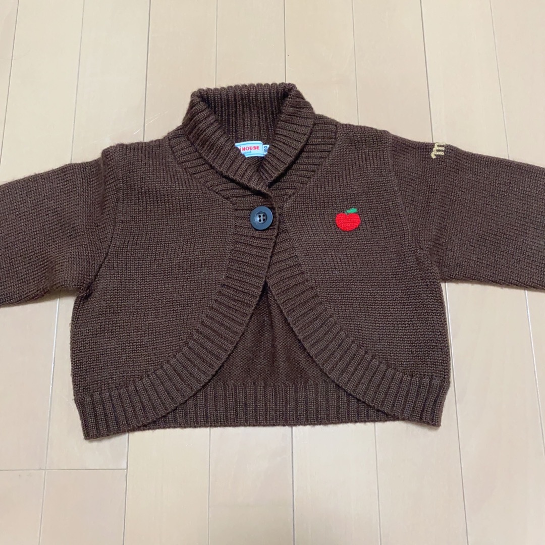 mikihouse(ミキハウス)のミキハウス MIKIHOUSE カーディガン キッズ/ベビー/マタニティのキッズ服女の子用(90cm~)(カーディガン)の商品写真