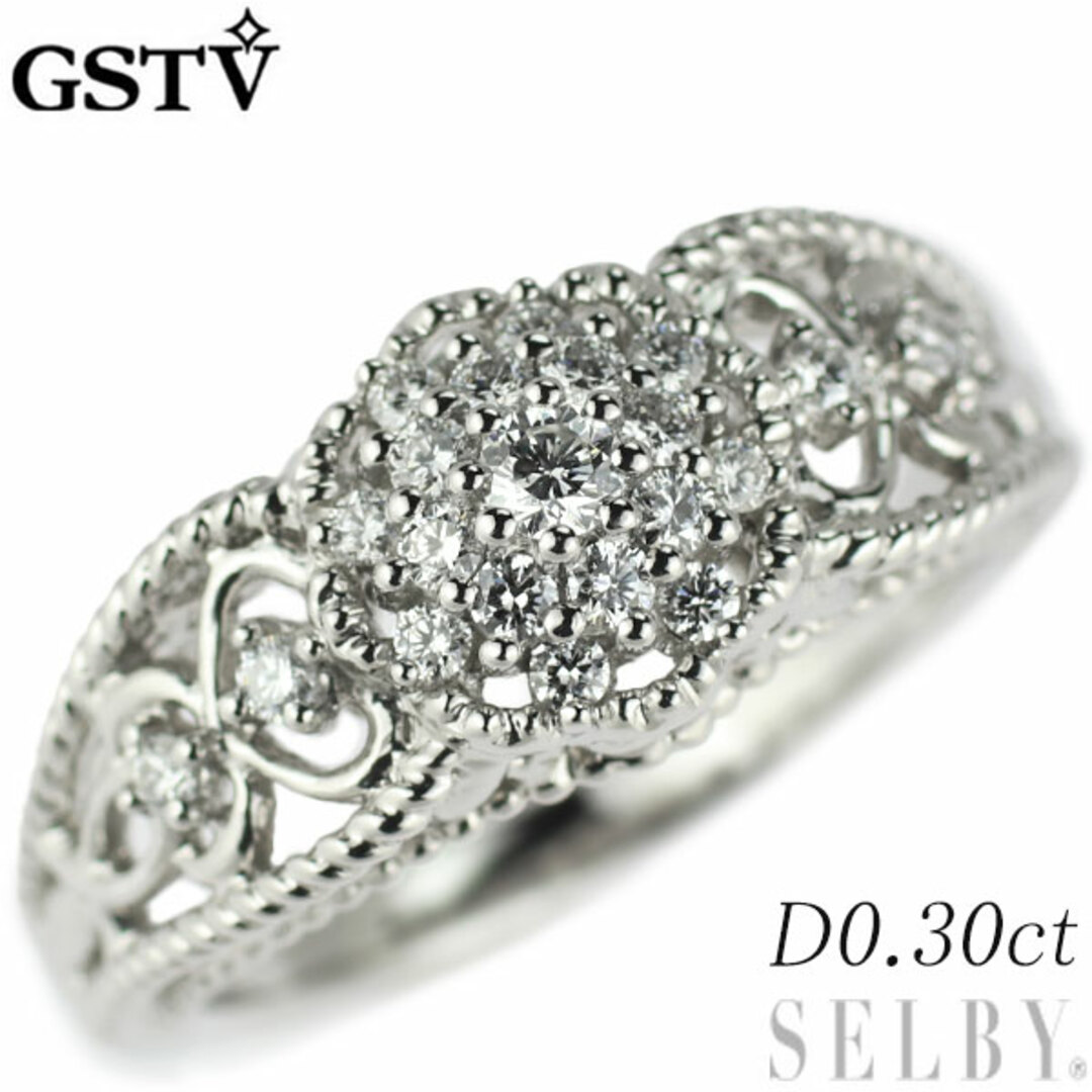リング(指輪)GSTV Pt950 ダイヤモンド リング 0.30ct