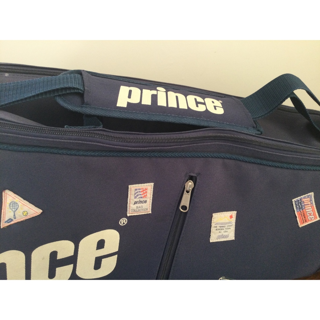 Prince(プリンス)のPrinceラケット＆テニスバック　中古品 スポーツ/アウトドアのテニス(ラケット)の商品写真