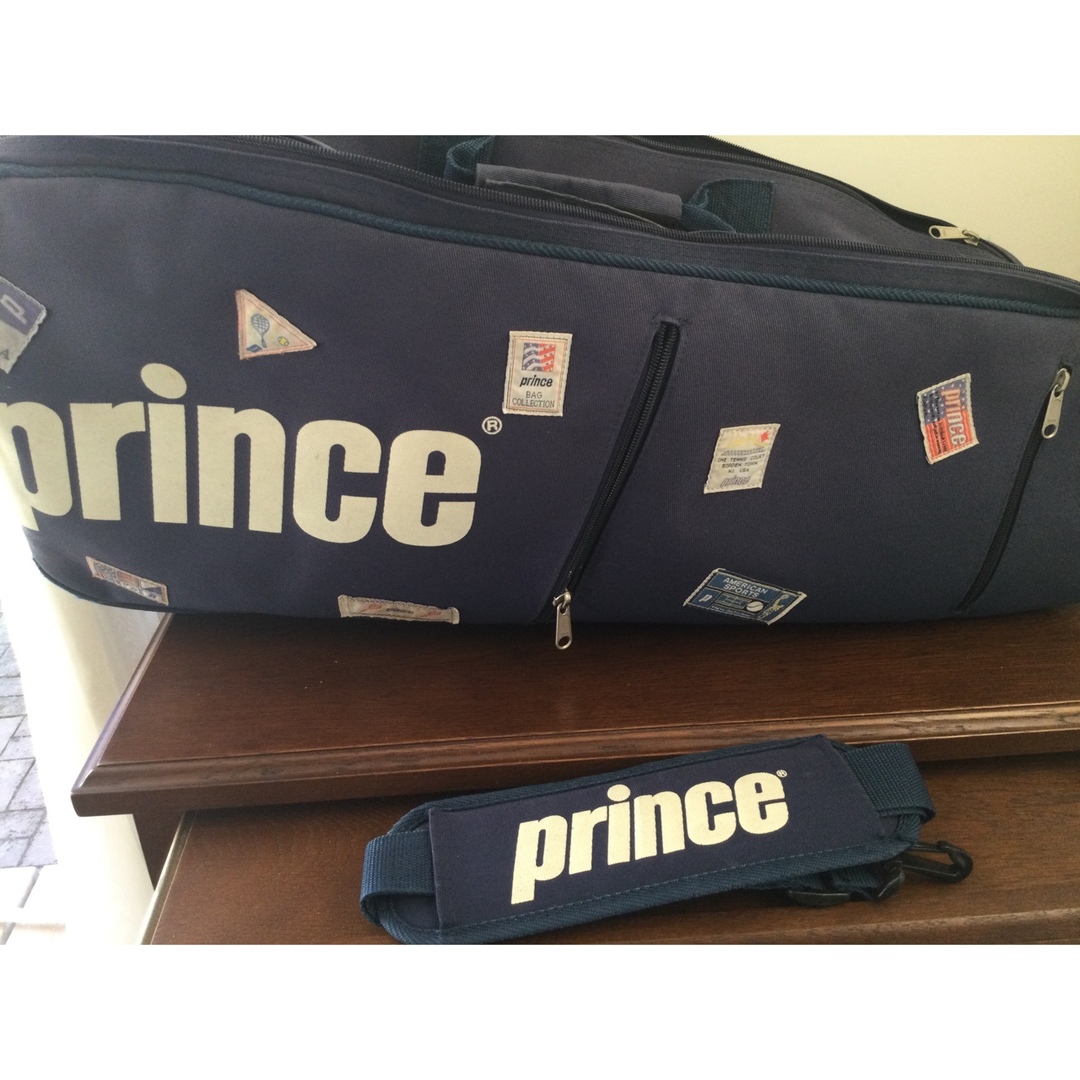 Prince(プリンス)のPrinceラケット＆テニスバック　中古品 スポーツ/アウトドアのテニス(ラケット)の商品写真