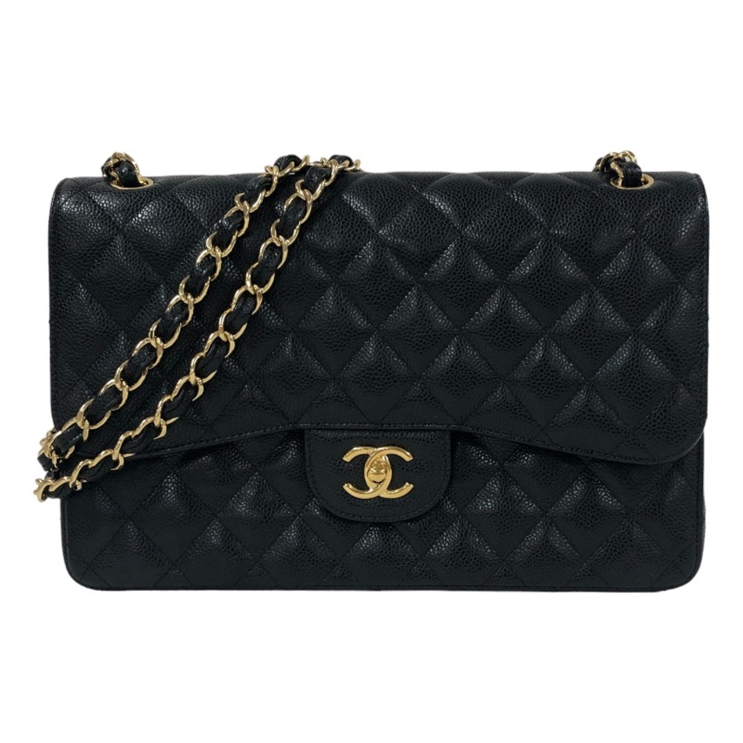 シャネル CHANEL マトラッセ30 A58600 17番台 ブラック ゴールド金具 キャビアスキン レディース ショルダーバッグ約195cmマチ