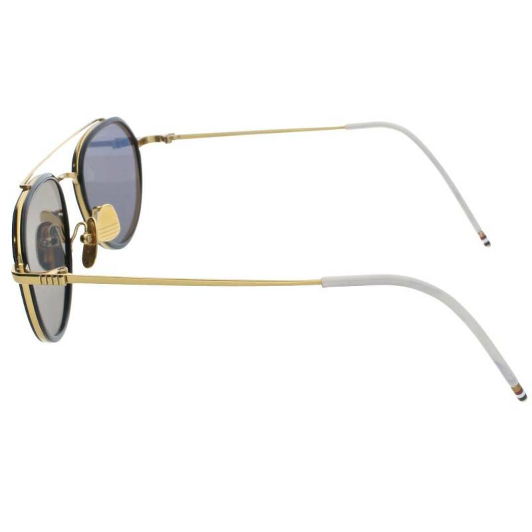 THOM BROWNE(トムブラウン)のトムブラウン  TB-801-B-GLD-NVY-51 ツーブリッジメタルフレームサングラス メンズ 51□20-141 メンズのファッション小物(サングラス/メガネ)の商品写真