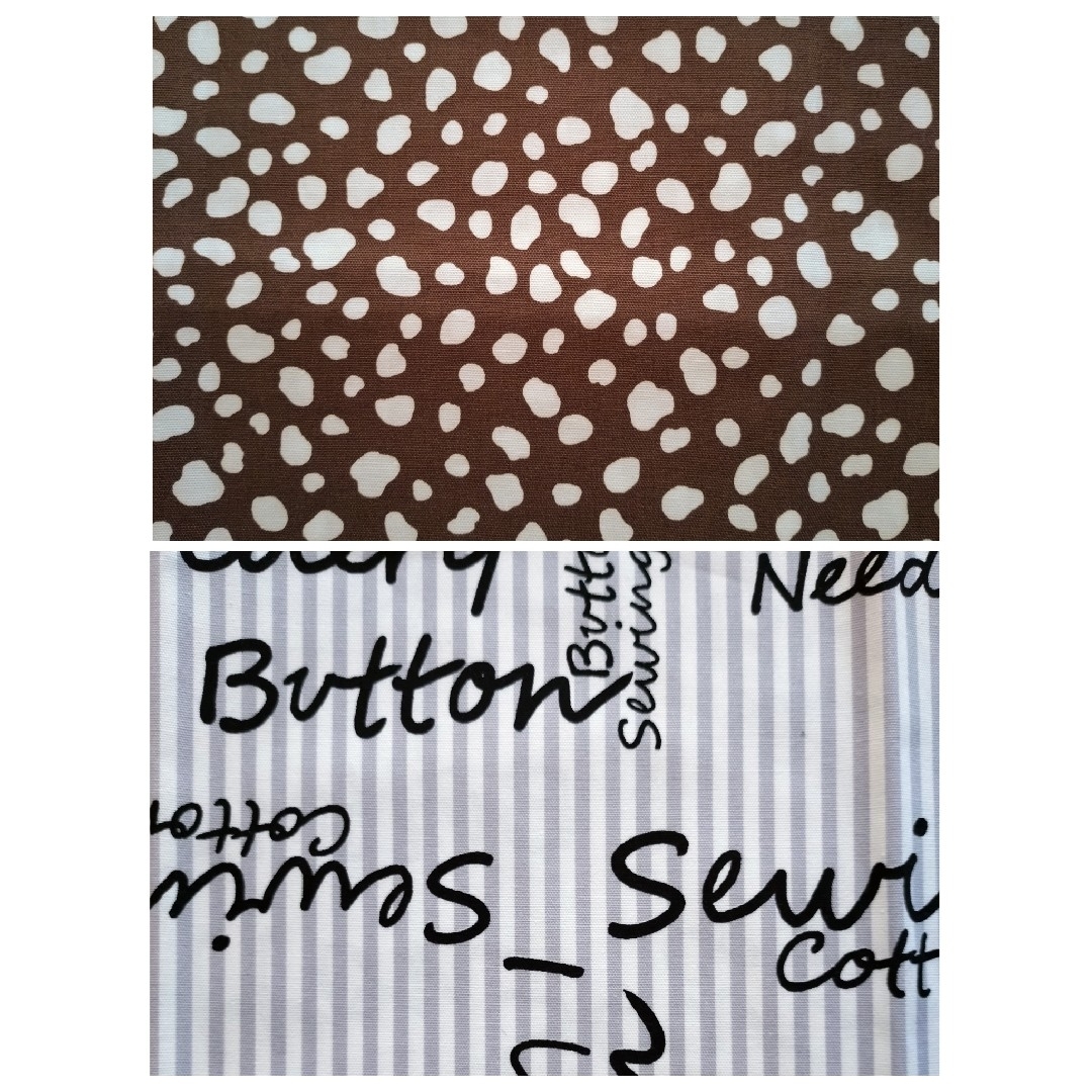生地　綿麻キャンバス＆オックス　14枚セット ハンドメイドの素材/材料(生地/糸)の商品写真
