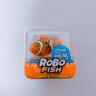 トイザラス(トイザらス)の新品未開封☆ロボフィッシュ　お魚ロボット　玩具　泳ぐ　魚　オレンジ(知育玩具)