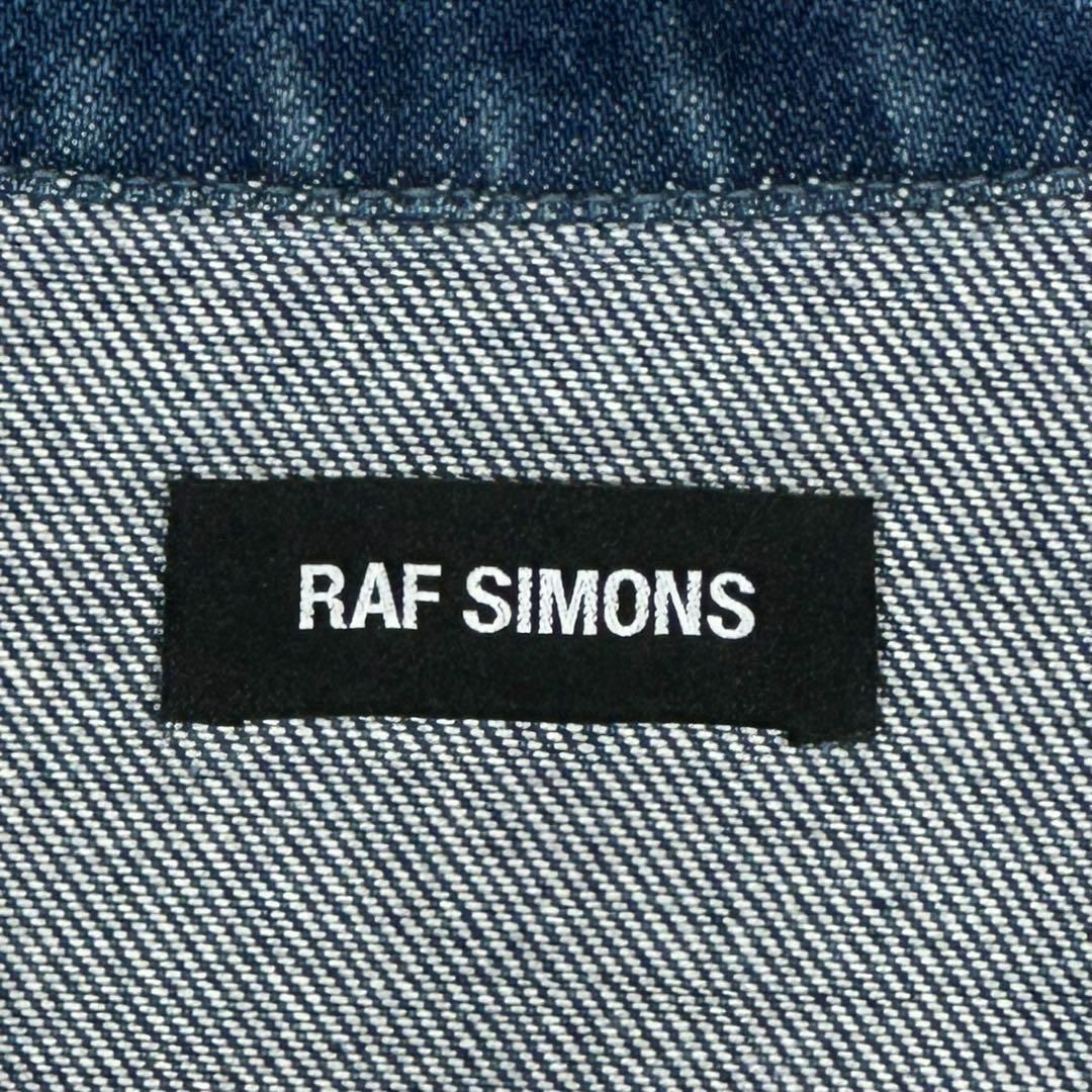 RAF SIMONS(ラフシモンズ)の『RAF SIMONS』 ラフシモンズ (L)  レザーパッチ デニムシャツ メンズのトップス(シャツ)の商品写真