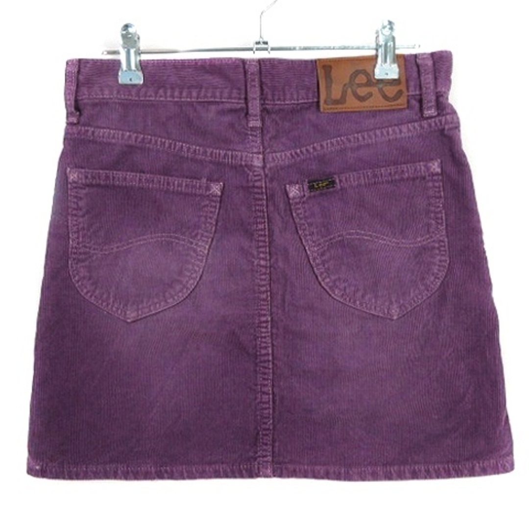 Lee(リー)のリー RIDERS スカート 台形 ミニ コーデュロイ XS 紫 ボトムス レディースのスカート(ミニスカート)の商品写真