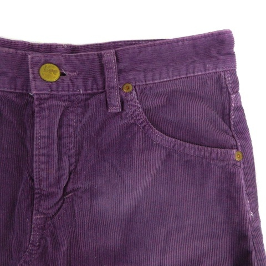 Lee(リー)のリー RIDERS スカート 台形 ミニ コーデュロイ XS 紫 ボトムス レディースのスカート(ミニスカート)の商品写真