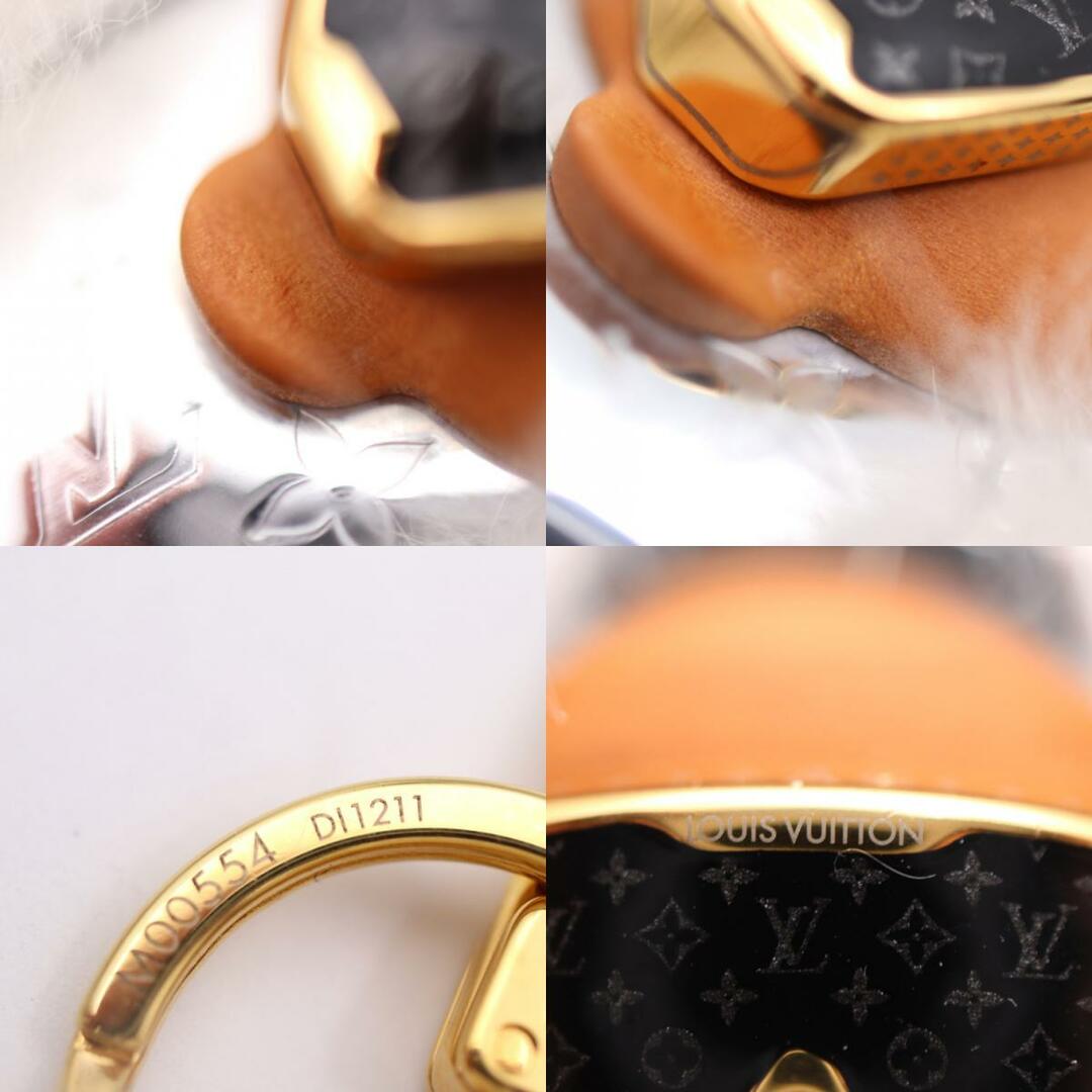 LOUIS VUITTON(ルイヴィトン)のLOUIS VUITTON ルイ ヴィトン  ポルト クレ スノー キーホルダー M00554   ミンクファー×レザー ホワイト シルバー×ブラウン×ブラック ゴールド金具 キーリング バッグチャーム モノグラム ビトン 【本物保証】 レディースのファッション小物(キーホルダー)の商品写真