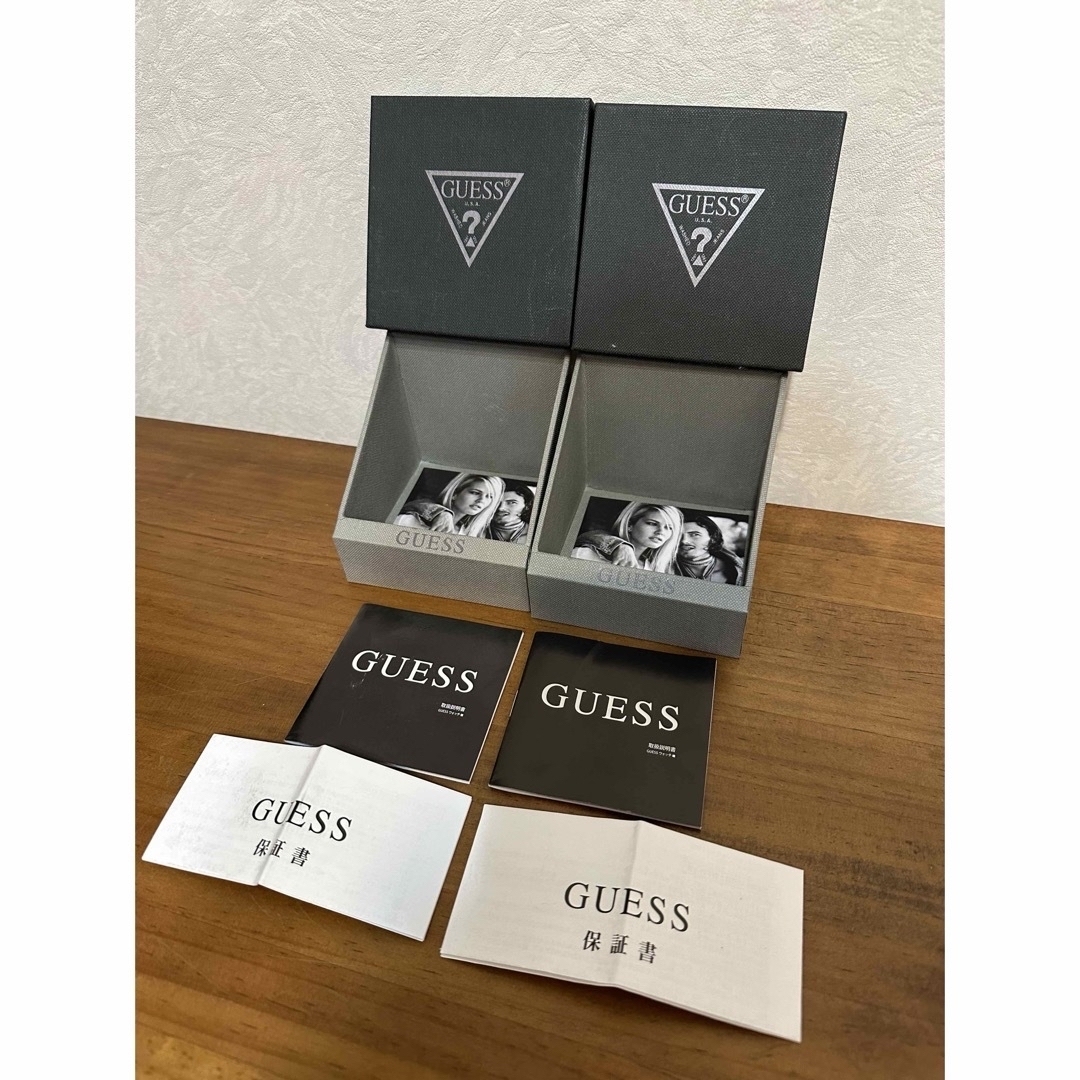 腕時計 GUESS レディース　メンズ　ペア