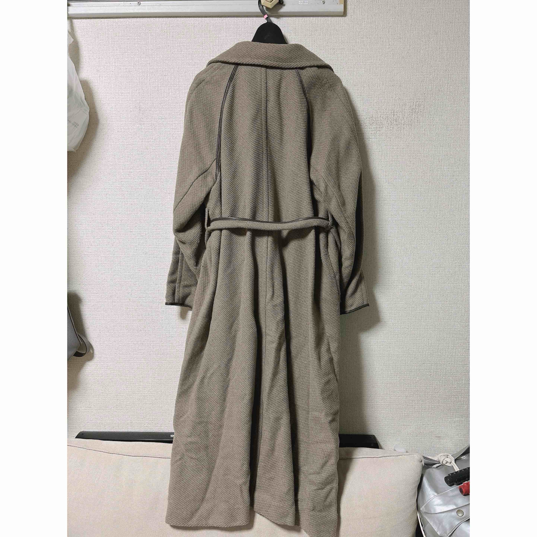 MURUA(ムルーア)のMURUA ムルーア ルーズムードダブルコート レディースのジャケット/アウター(ロングコート)の商品写真