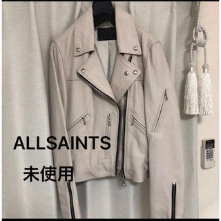 All Saints - 美品 ALLSAINTS レザージャケット ダブル ライダース 紺 ...