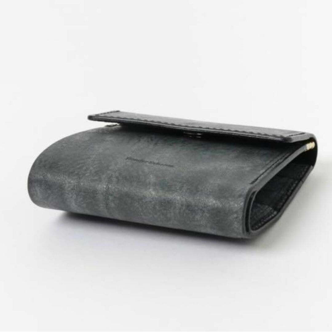 Hender Scheme(エンダースキーマ)の【極美品】エンダースキーマ 折り財布 三折り clasp wallet グレ　黒 メンズのファッション小物(折り財布)の商品写真