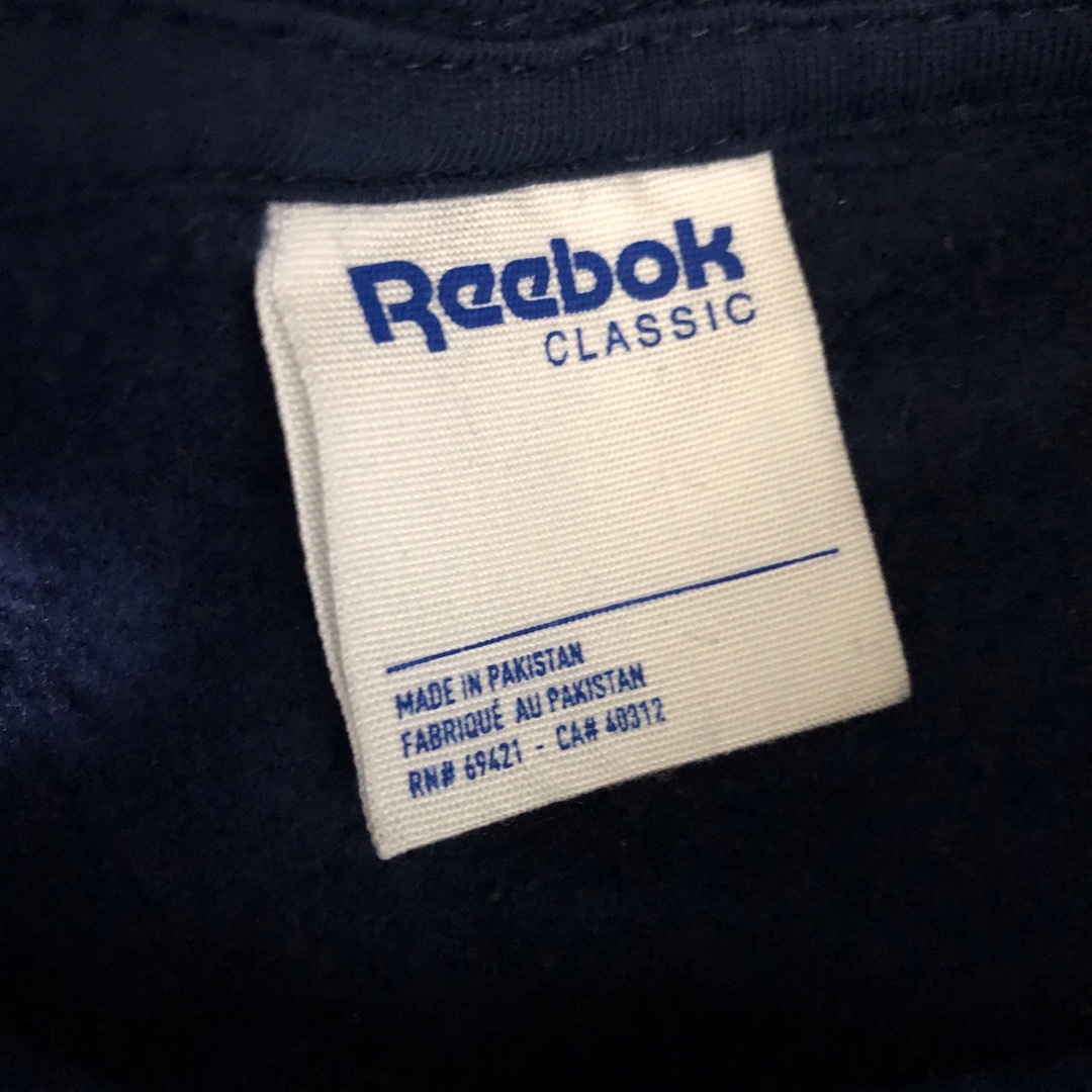 Reebok(リーボック)のリーボック　reebok スウェット　パンツ　パーカー 上下　ネイビー　xl  メンズのトップス(スウェット)の商品写真