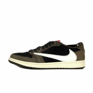 ナイキ(NIKE)のナイキ NIKE × トラヴィス スコット Travis Scott ■ 【 AIR JORDAN 1 LOW CQ4277 001 】 エア ジョーダン 1 ロー スニーカー　f20059(スニーカー)