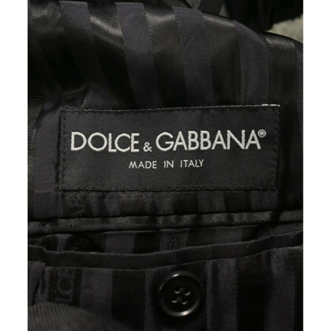 DOLCE&GABBANA(ドルチェアンドガッバーナ)のDOLCE&GABBANA カジュアルジャケット -(M位) 黒 【古着】【中古】 メンズのジャケット/アウター(テーラードジャケット)の商品写真