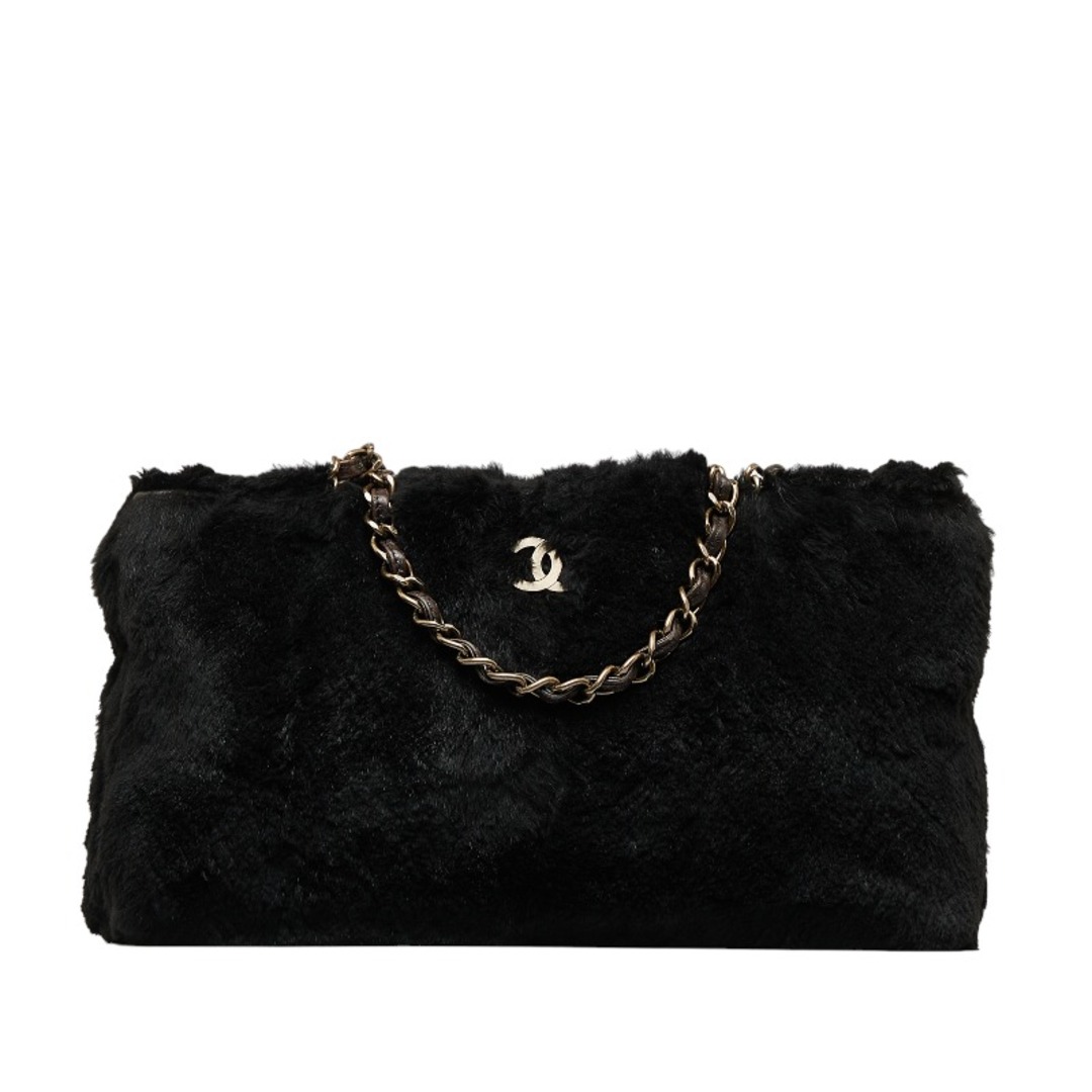 CHANEL(シャネル)のシャネル ココマーク チェーンショルダー ハンドバッグ ファー レディース CHANEL 【1-0127602】 レディースのバッグ(ハンドバッグ)の商品写真