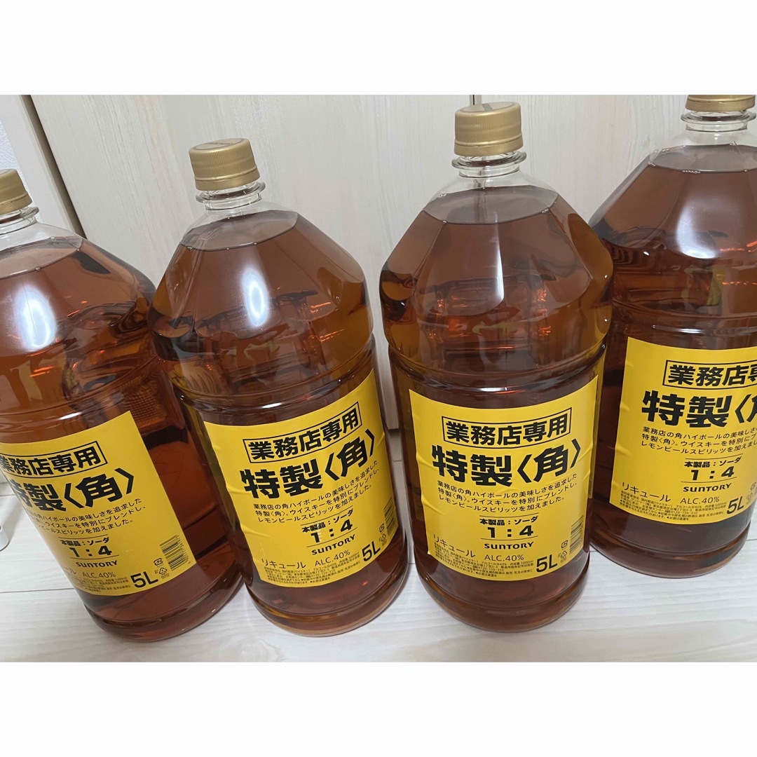 サントリー - 【未開栓】サントリー特製〈角〉業務用5L 4本の通販 by
