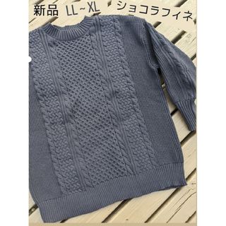 ショコラフィネ(chocol raffine)の新品  ショコラフィネ ハイネック LL XL セーター ニット　オーバーサイズ(ニット/セーター)