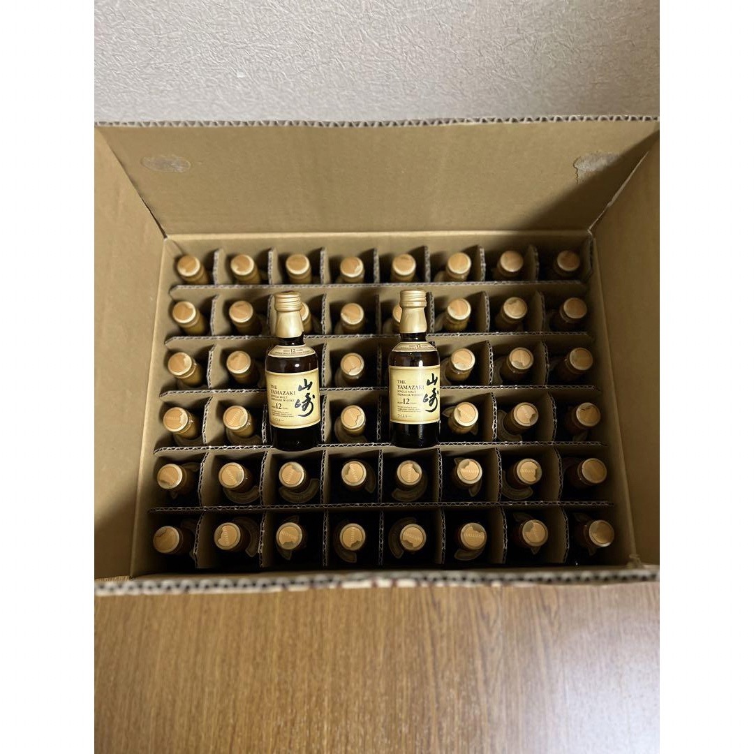 山崎12年　ミニボトル　48本 食品/飲料/酒の酒(ウイスキー)の商品写真