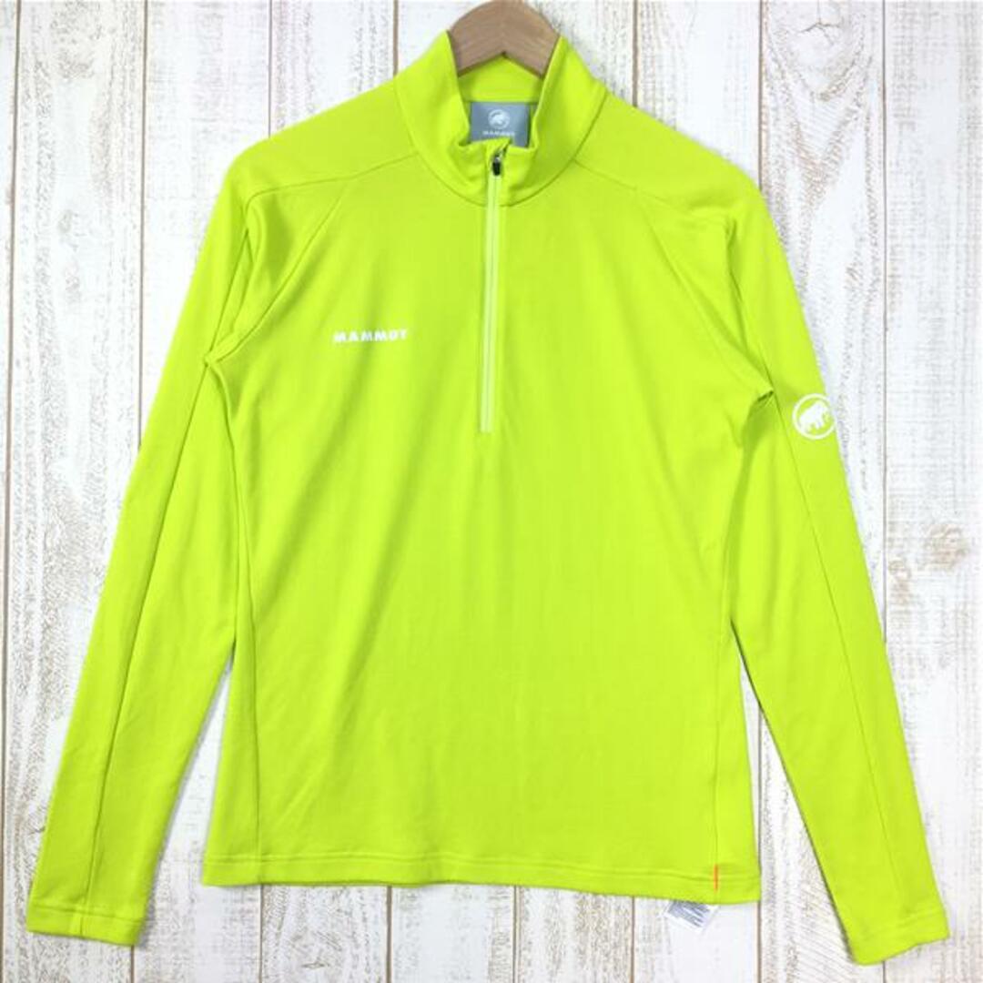 Mammut(マムート)のMENs S  マムート パフォーマンス サーマル ジップ ロングスリーブ Performance Thermal Zip Longsleeve MAMMUT 1016-00091 イエロー系 メンズのメンズ その他(その他)の商品写真