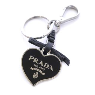 ■極美品■ PRADA プラダ ラビットファー キーホルダー バッグチャーム レディース ホワイト系×ブラック系 AS4705ホワイト系×ブラック系素材