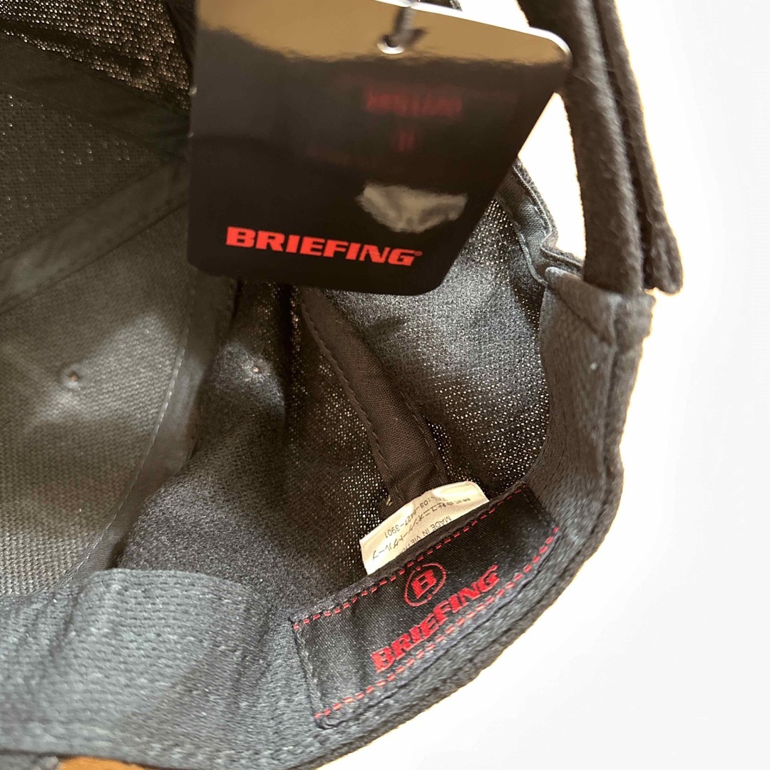 BRIEFING(ブリーフィング)の新品　BRIEFINGブリーフィング　ウールキャップ　ブラック メンズの帽子(キャップ)の商品写真