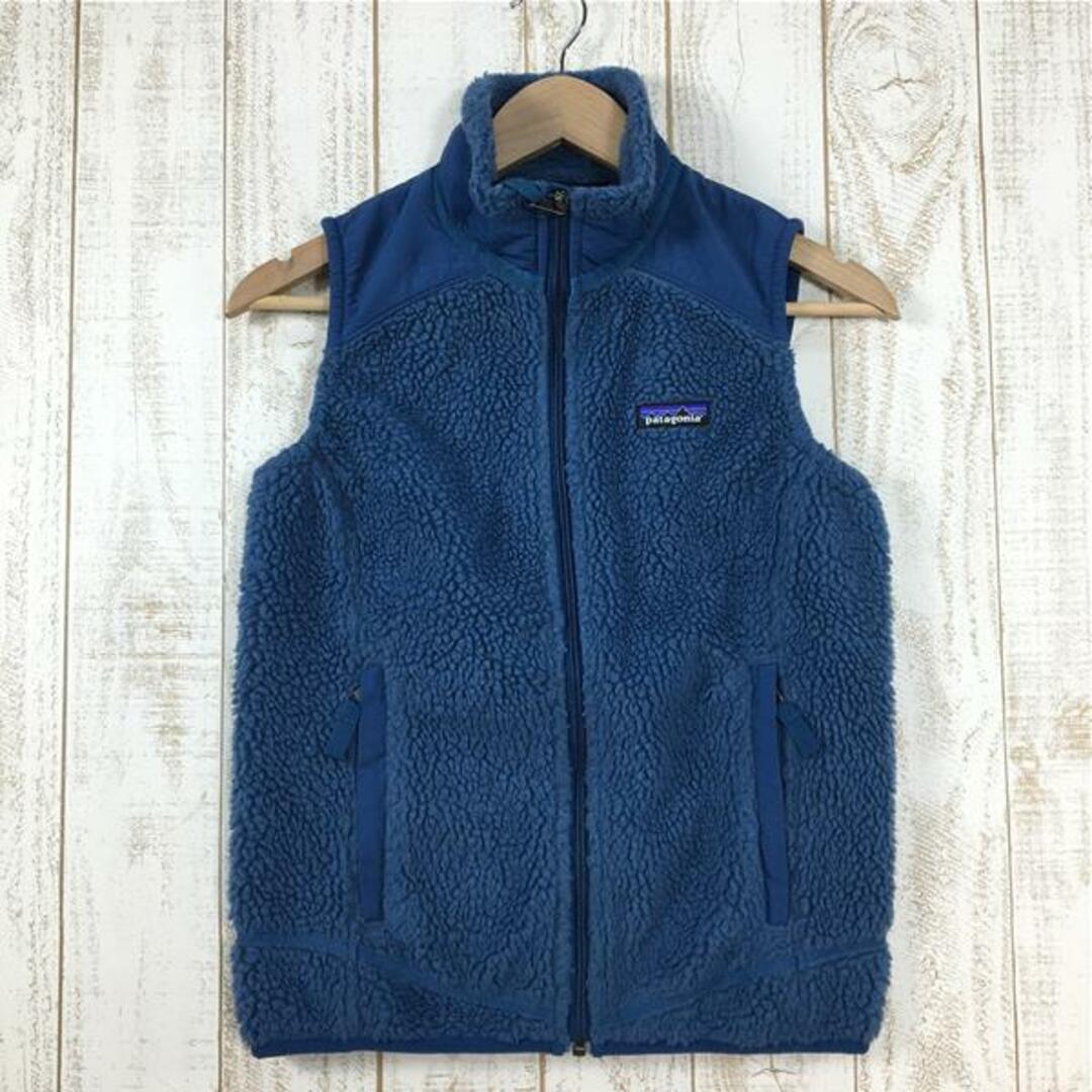 patagonia(パタゴニア)のWOMENs S  パタゴニア レトロ エックス ベスト Retro-X Vest フリース 防風 生産終了モデル 入手困難 PATAGONIA 23081 GLSB Glass Blue ブルー系 レディースのファッション小物(その他)の商品写真