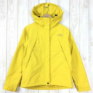 ザノースフェイス(THE NORTH FACE)のWOMENs L  ノースフェイス スクープジャケット Scoop Jacket Hyvent防水 フーディ ハードシェル レインシェル マルチパーパス NORTH FACE NPW61630 イエロー系(その他)