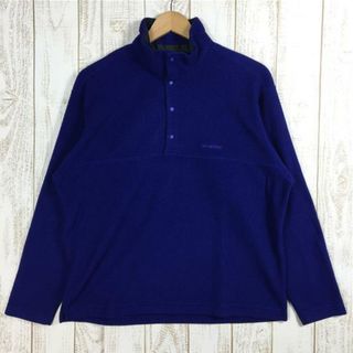 パタゴニア(patagonia)のMENs S  パタゴニア 1996 エルキャプリーン スナップオーバー El Capilene Snapover ブルーベリー アメリカ製 フリース プルオーバー ジャケット 生産終了モデル 入手困難 PATAGONIA 52421 Blueberry ブルー系(その他)