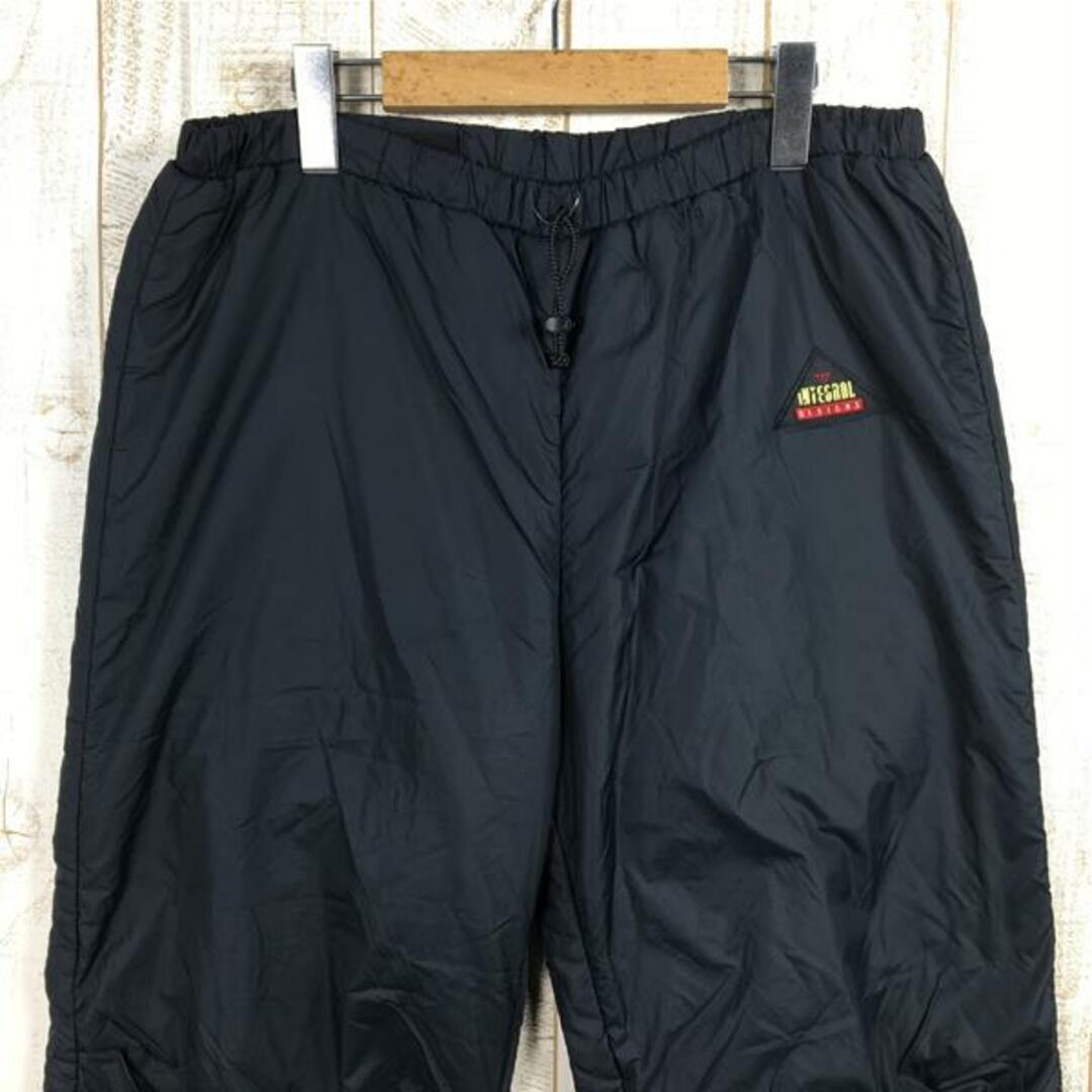 MENs M  インテグラルデザイン 2010 PLQ パンツ PLQ Pants プリマロフト インサレーション パンツ PERTEX-microlight カナダ製 メーカー消滅 入手困難 INTEGRAL DESIGNS ブラック系74cm股上