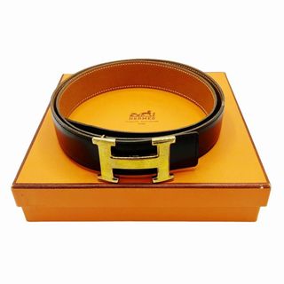 エルメス(Hermes)の⭐️良品⭐️ エルメス コンスタンス 90 Hベルト ブラック ブラウン(ベルト)