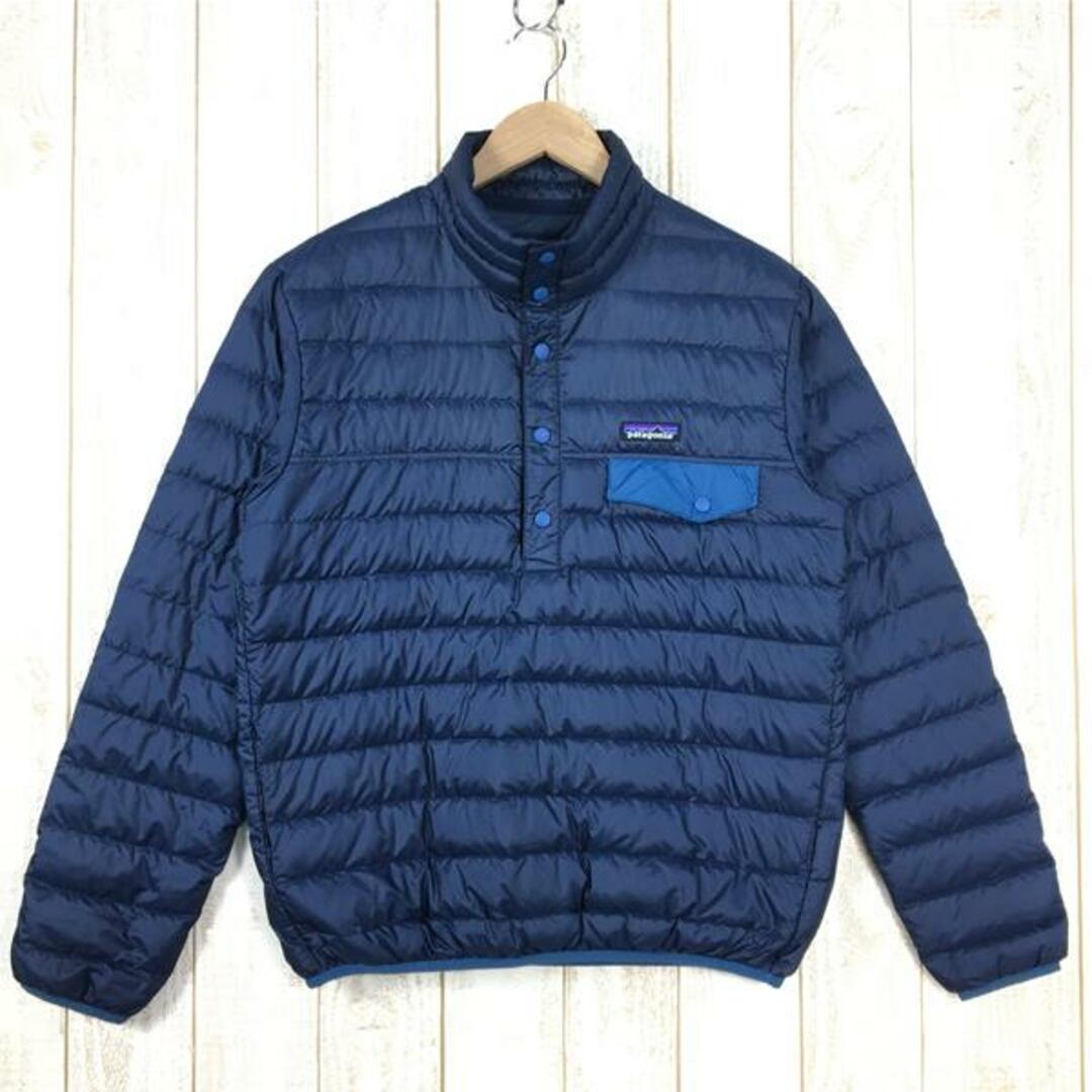 MENs XS  パタゴニア ダウン スナップT プルオーバー DOWN SNAP-T PULLOVER ダウン ジャケット 生産終了モデル 入手困難 PATAGONIA 27246 NVYB Navy Blue ネイビー系27246