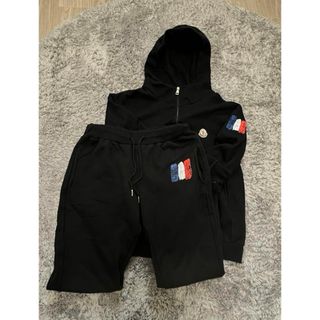 モンクレール(MONCLER)の【人気】MONCLER スウェット セットアップ sizeML トリコロール(スウェット)