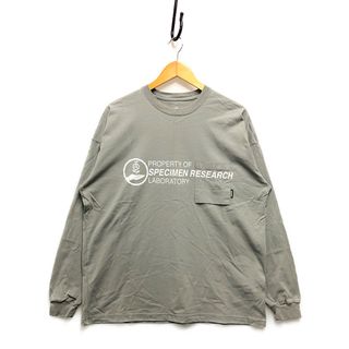 ネイバーフッド(NEIGHBORHOOD)のNEIGHBORHOOD ネイバーフッド 23SS 231BWNH-CSM04 ポケット付き ロング 長袖Ｔシャツ グレー系 サイズM 正規品 / B4764(Tシャツ/カットソー(七分/長袖))