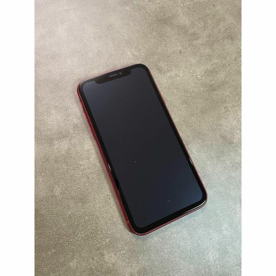 ◆iPhone XR レッド 256 GB SIMフリー スマホ/家電/カメラのスマートフォン/携帯電話(スマートフォン本体)の商品写真