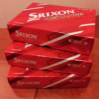 スリクソン(Srixon)のゴルフボール　ダンロップ　スリクソン　DISTANCE　ホワイト　3ダース　新品(その他)