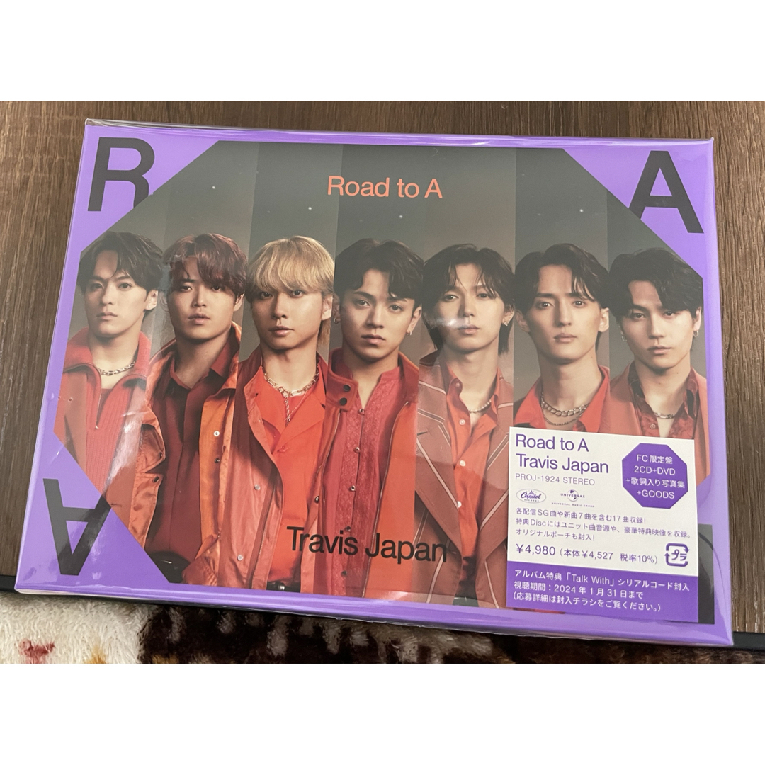 人気No.1 【Travis Japan】Road A」FC限定《ファンクラブ限定盤》(CD+ 人気No.1 【Travis Japan】Road A」FC限定《ファンクラブ限定盤》(CD+